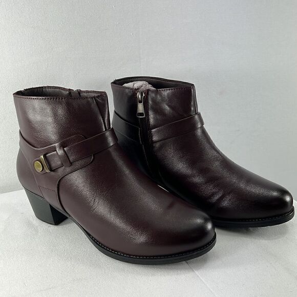 Propet Topaz Bootie Burgundy size 8 M - Picture 3 of 7